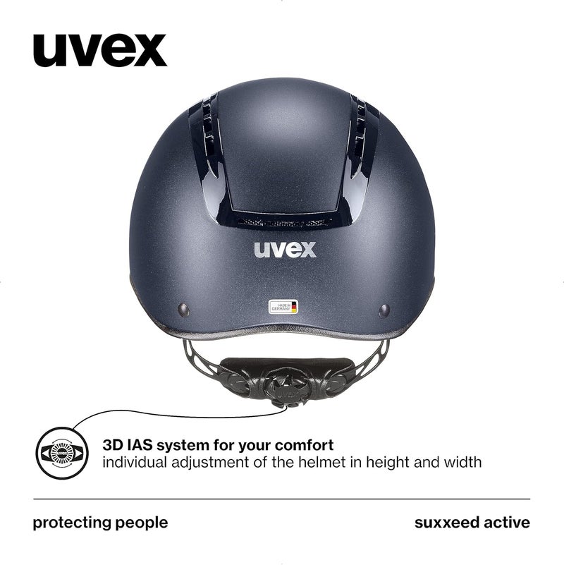 UVEX suxxeed Active Horse Riding Helmet for Women & Men - Adjustable & Excellent Ventilated Helmet - Image 4